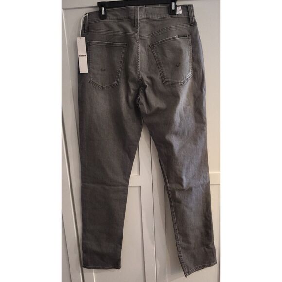 NWT HUDSON Blake BRX Stretch Slim Straight Jeans Size 34 Grey RN 107906 - Picture 3 of 10
